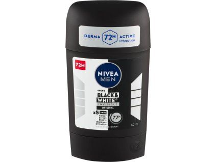 21653 9005800352206 nivea men antiperspirant stick black white invisible original