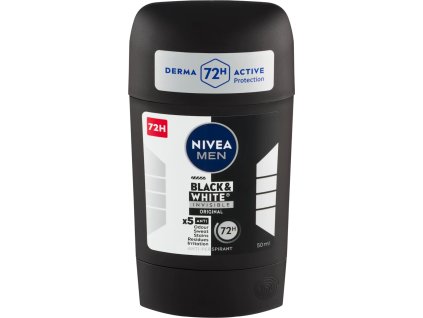 9005800352206 nivea men antiperspirant stick black white invisible original