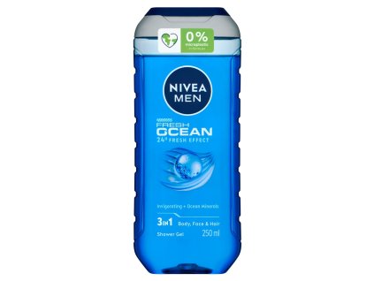 4005900952226 nivea men fresh ocean sprchovy gel 3v1