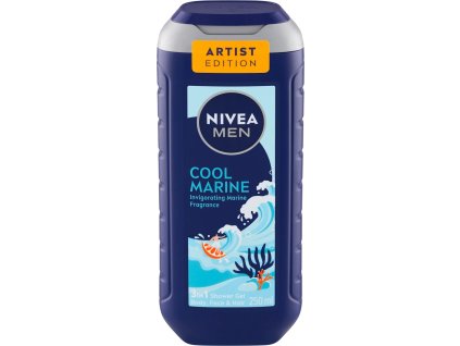9005800396491 nivea men sprchovy gel cool marine 3 v 1