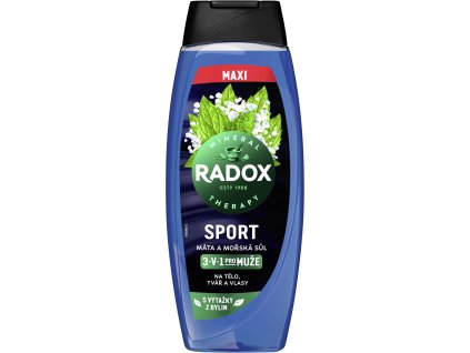 8720181339073 radox sport mata a morska sul sprchovy gel 3v1 pro muze