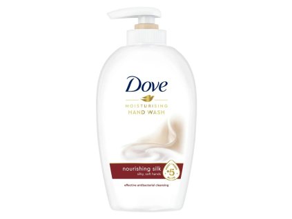 8717163605776 dove nourishing silk tekute mydlo s pumpickou