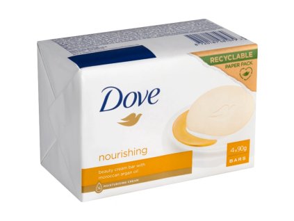 8720181481079 dove nourishing s arganovym olejem kremova tableta mydlo 4x90 g