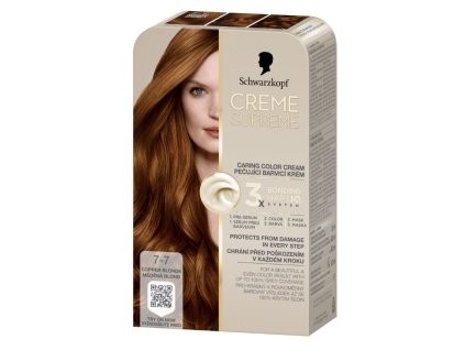 9000101745108 schwarzkopf creme supreme 7 7 medena blond barva na vlasy