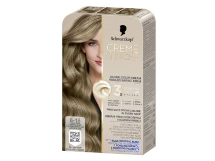 9000101745580 schwarzkopf creme supreme 8 16 chladna popelava svetla blond barva na vlasy