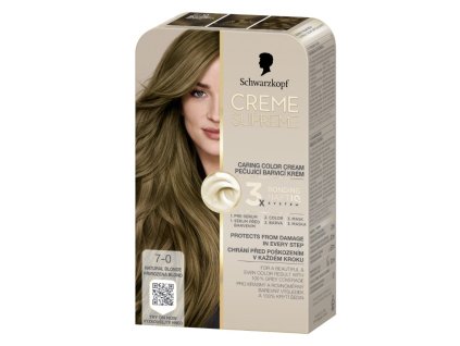 9000101745702 schwarzkopf creme supreme 7 0 prirozena blond barva na vlasy