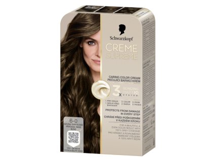 9000101745962 schwarzkopf creme supreme 6 0 prirozena tmava blond barva na vlasy
