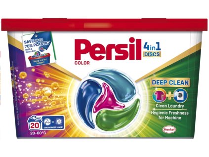 9000101599435 persil color discs deep clean 4v1 kapsle na prani univerzalni 20 davek