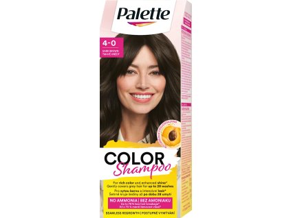 9000101735017 palette color shampoo barvici sampon na vlasy 4 0 tmave hnedy