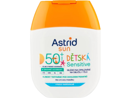 Astrid sun Sensitive dětské mléko na opalování SPF 50+, 60 ml