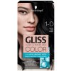 Gliss Color barva na vlasy 1-0 černý, 60 ml