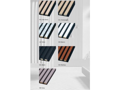 Vzorky lamely Velebi Slim černý filc