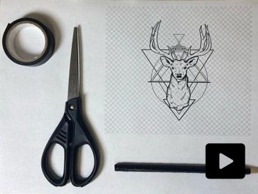 Jak přenést motiv / obrázek na dřevo bez použití kopíráku