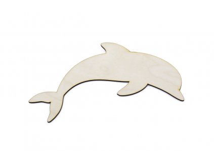 dřevěný delfín