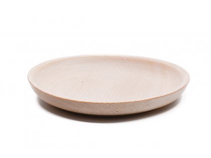 dřevěný talířek
