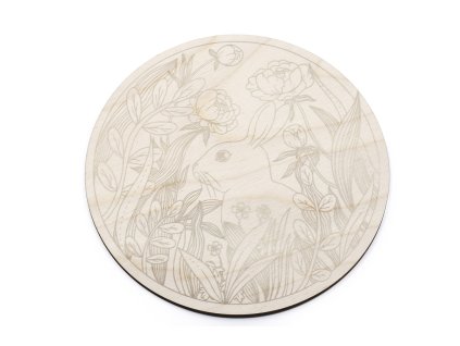 zajíc předtištěná překližka