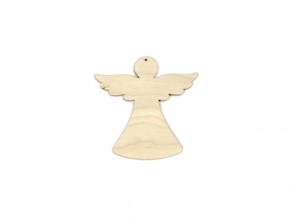 Dřevěný andílek 8 x 8 cm (překližka)