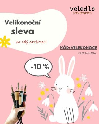 🐰🌸 Velikonoční sleva je tady! 🌸🐰 Jaro je ideální čas tvořit… a my ti ho zpříjemníme 🎨🔥 👉 -10 % na celý sortiment Stačí...
