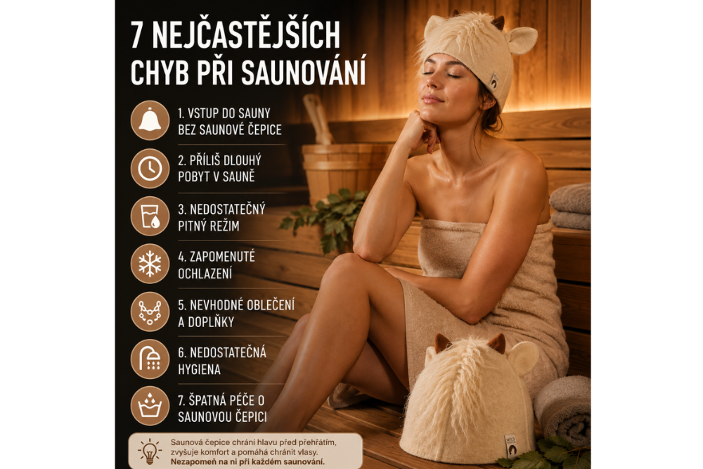 7 nejčastějších chyb při saunování