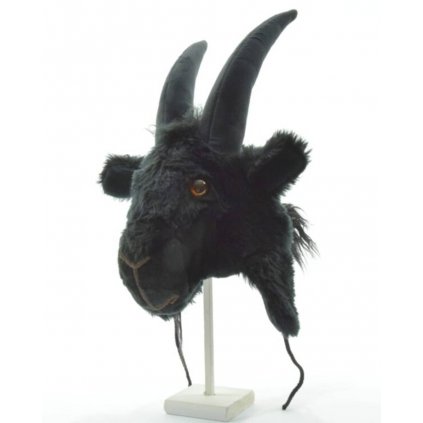 Legrační zimní čepice černa Koza (3)