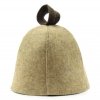 Klobouk do sauny z ovčí vlny – s ouškem na zavěšení