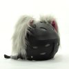 Nalepovací uši na lyžařskou helmu – angorský králík