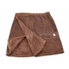 Pánský kilt do sauny z froté – hnědý