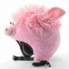 Návlek na lyžařskou helmu – Růžové prasátko