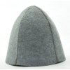 Šedý klobouk do sauny – unisex design