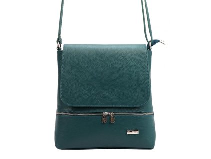 kozena damska crossbody kabelka miamore 01 023 petrolej