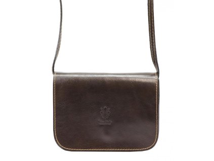 kozena damska crossbody kabelka kk 43 tmava hneda