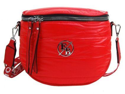 damska crossbody taska ledvinka 21015 1 cervena