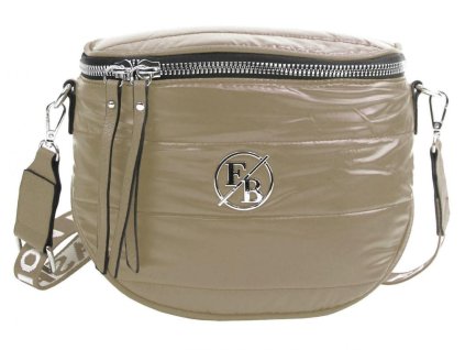 damska crossbody taska ledvinka 21015 1 metalicka bronz