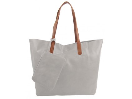 shopper damska kabelka h20233 seda