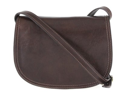 kozena damska crossbody kabelka tr128 tm tmave hneda