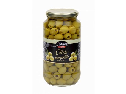 Olivy zelene cele v skle