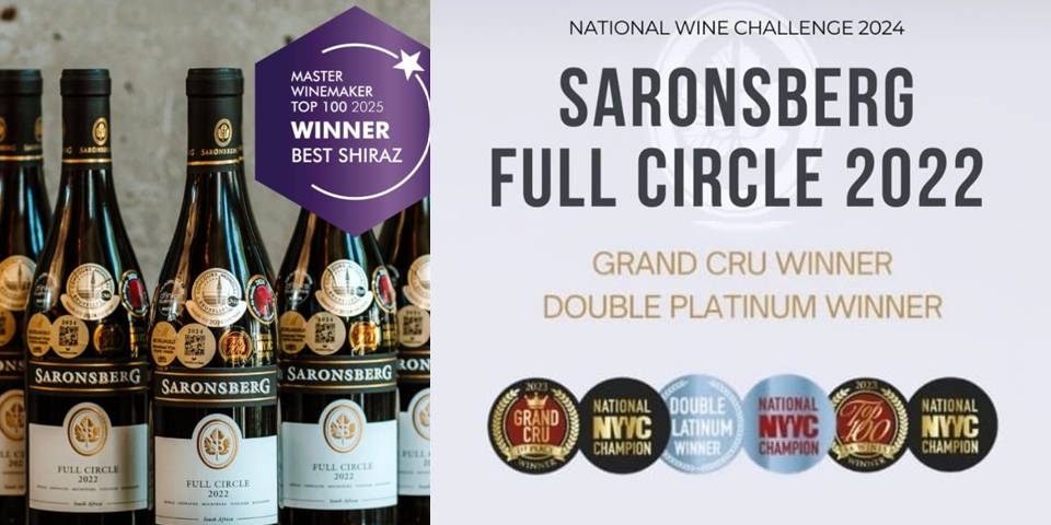 Saronsberg Full Circle 2022 Shiraz winner
