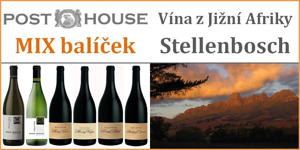 Post House Jižní Afrika Stellenbosch MIX balíček