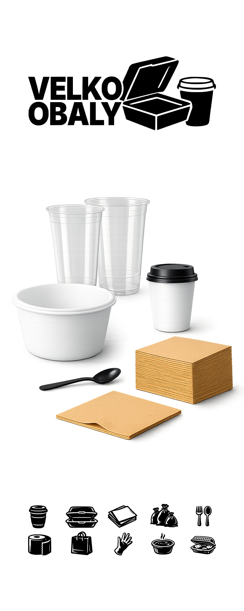 Gastro obaly – kelímky, menuboxy a ubrousky