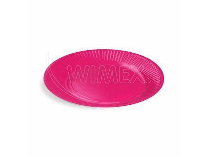 Papírový talíř (FSC Mix) fuchsia Ø23cm [10 ks]
