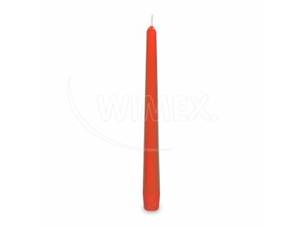 Svíčka kónická červená Ø23 x 245 mm [10 ks]