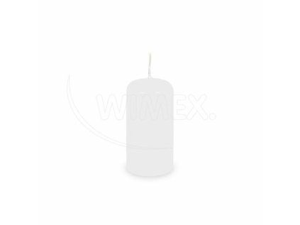Svíčka válcová bílá Ø40 x 80 mm 10h. [4 ks]