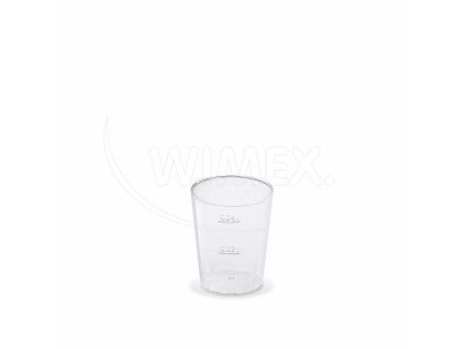 Kelímek krystal (PS) Ø43mm 2cl/4cl [50 ks]