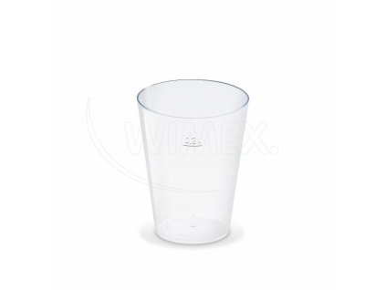 Kelímek krystal (PS) Ø75mm 0,2L [50 ks]