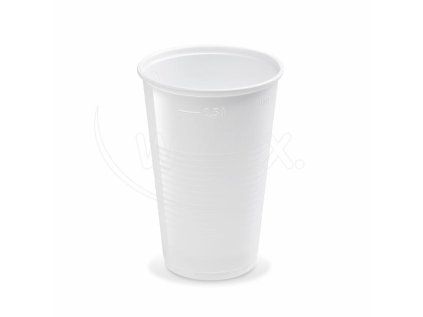 Kelímek (PP) bílý Ø95mm 0,5L [50 ks]