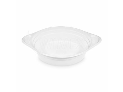 Miska (PP) s oušky bílá Ø156mm 350ml [100 ks]