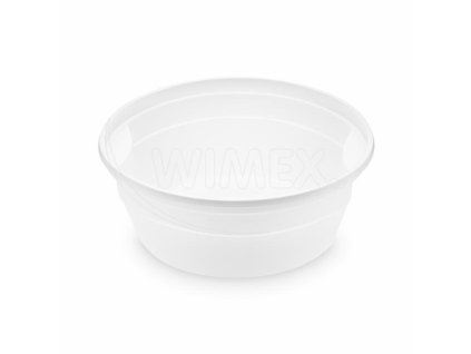 Miska (PP) bílá Ø127mm 350ml [50 ks]