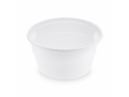Miska (PP) bílá Ø127mm 500ml [50 ks]