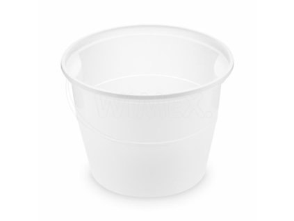 Miska (PP) bílá Ø127mm 750ml [50 ks]