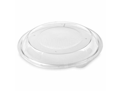 Víčko (rPET) průhledné pro salátovou misku Ø230mm [50 ks]